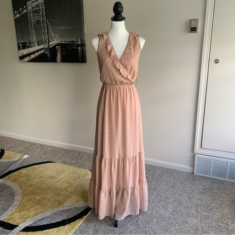 EXPRESS Pink Maxi Dress